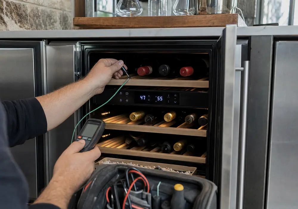 Wine Cooler Repair — built-in appliance work in San Diego